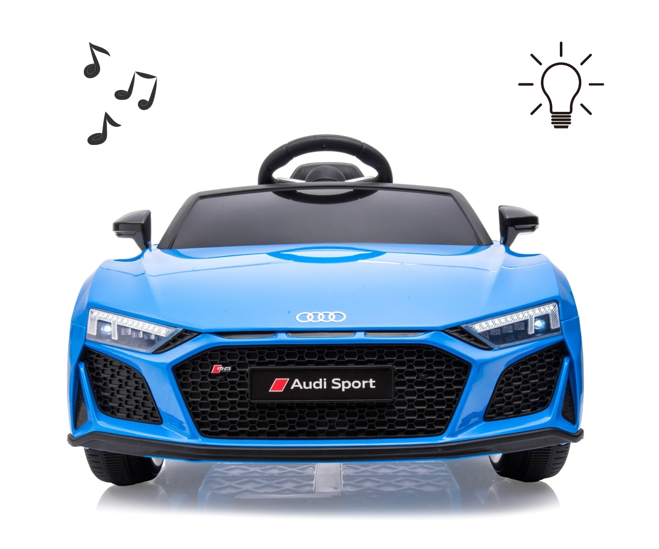 Veículo A Bateria Audi R8 Spyder Azul Milly Mally