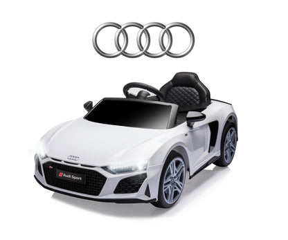 Veículo A Bateria Audi R8 Spyder Branco Milly Mally