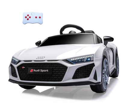 Veículo A Bateria Audi R8 Spyder Branco Milly Mally