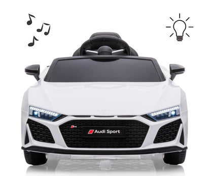 Veículo A Bateria Audi R8 Spyder Branco Milly Mally
