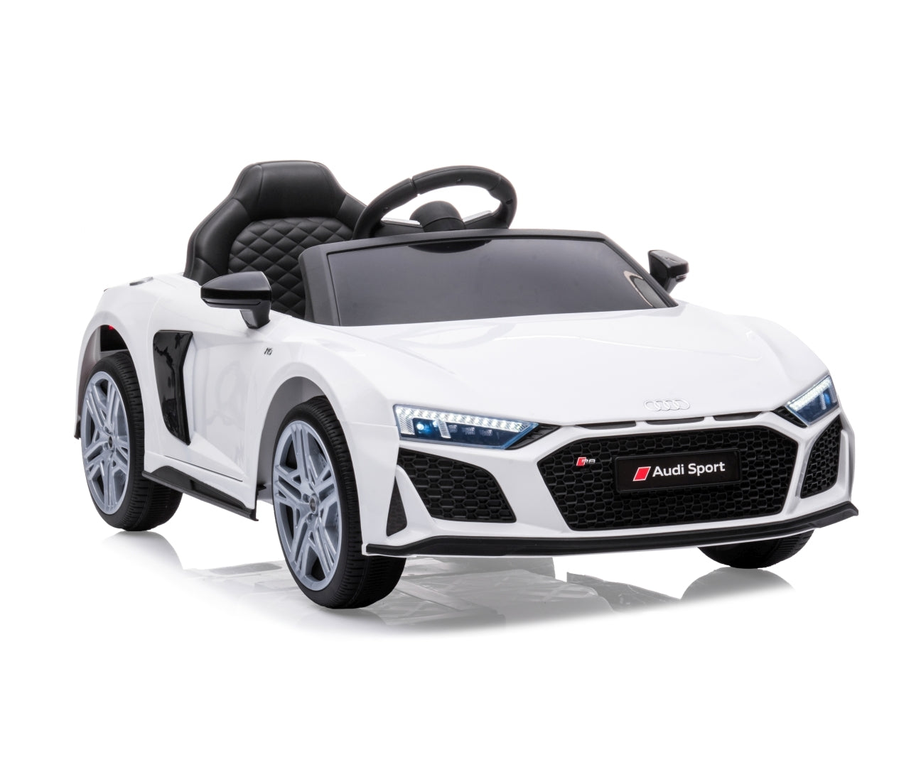 Veículo A Bateria Audi R8 Spyder Branco Milly Mally