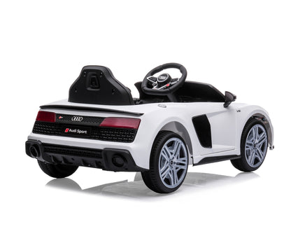Veículo A Bateria Audi R8 Spyder Branco Milly Mally