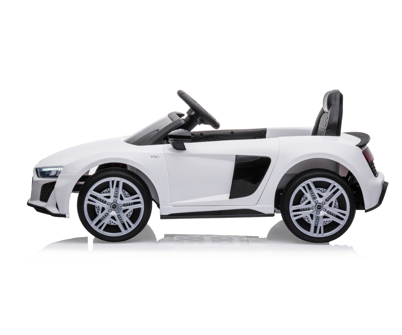 Veículo A Bateria Audi R8 Spyder Branco Milly Mally