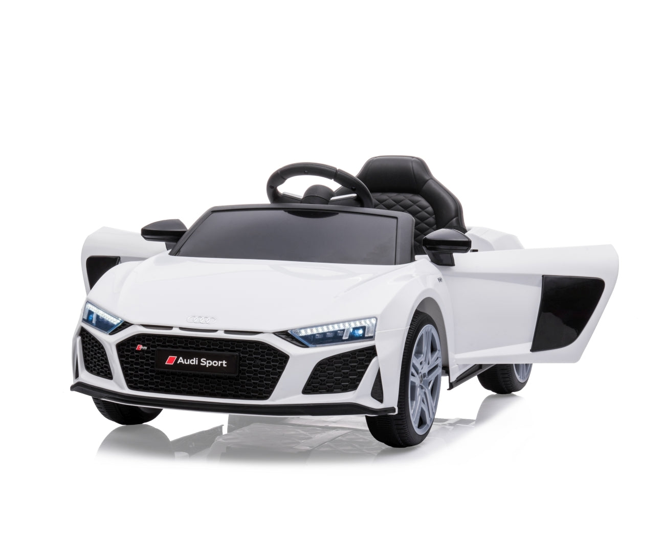 Veículo A Bateria Audi R8 Spyder Branco Milly Mally