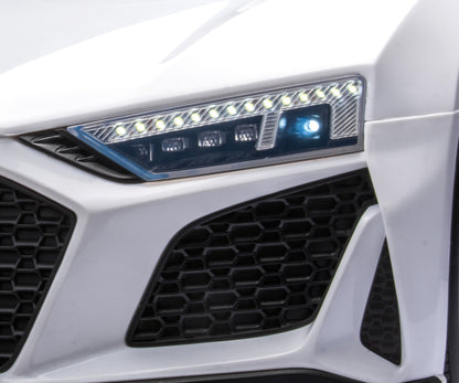Veículo A Bateria Audi R8 Spyder Branco Milly Mally