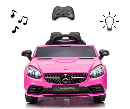 Ride-on Mercedes-Benz Slc Cor-De-Rosa Veículo A Pilhas Milly Mally