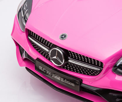 Ride-on Mercedes-Benz Slc Cor-De-Rosa Veículo A Pilhas Milly Mally