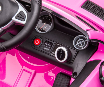 Ride-on Mercedes-Benz Slc Cor-De-Rosa Veículo A Pilhas Milly Mally