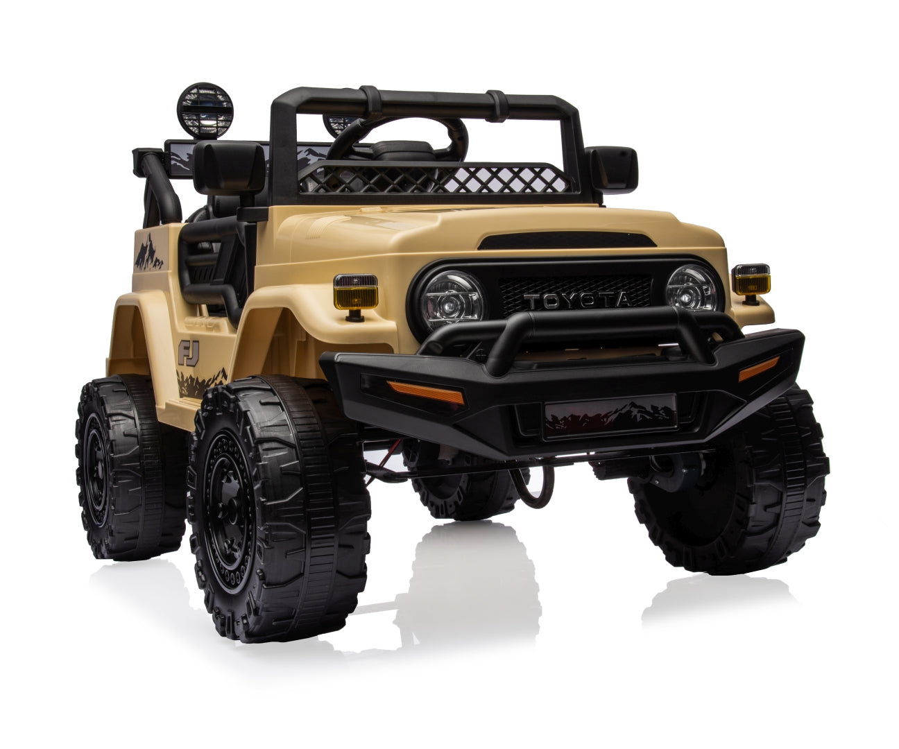Veículo A Bateria Toyota Fj Cruiser Khaki Milly Mally