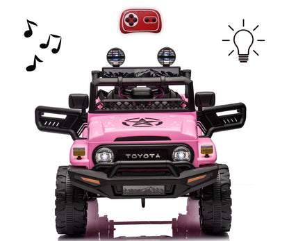 Veículo A Pilhas Toyota Fj Cruiser Rosa Milly Mally