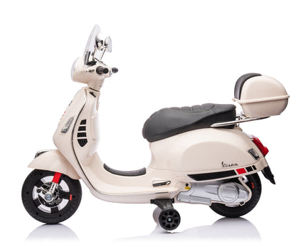 Vespa Gts Super Branco Veículo A Pilhas Milly Mally