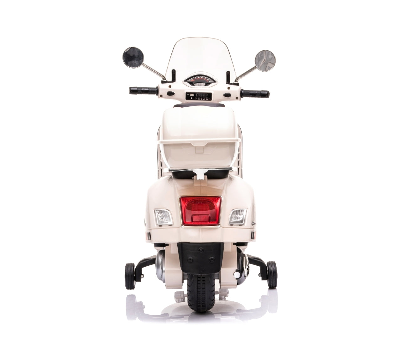 Vespa Gts Super Branco Veículo A Pilhas Milly Mally