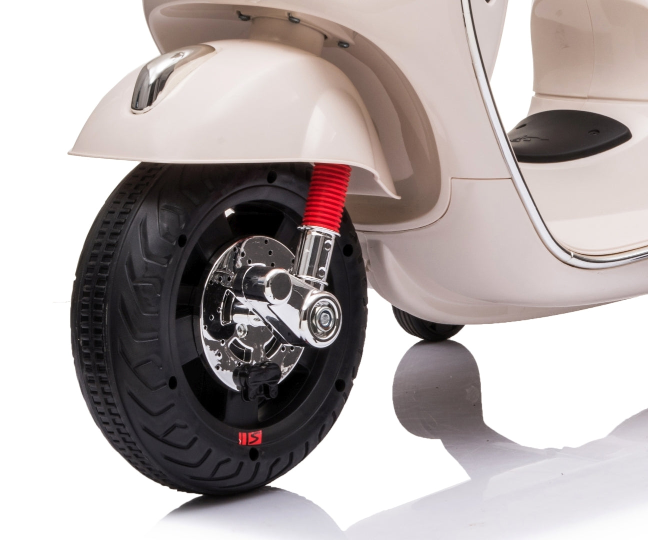 Vespa Gts Super Branco Veículo A Pilhas Milly Mally