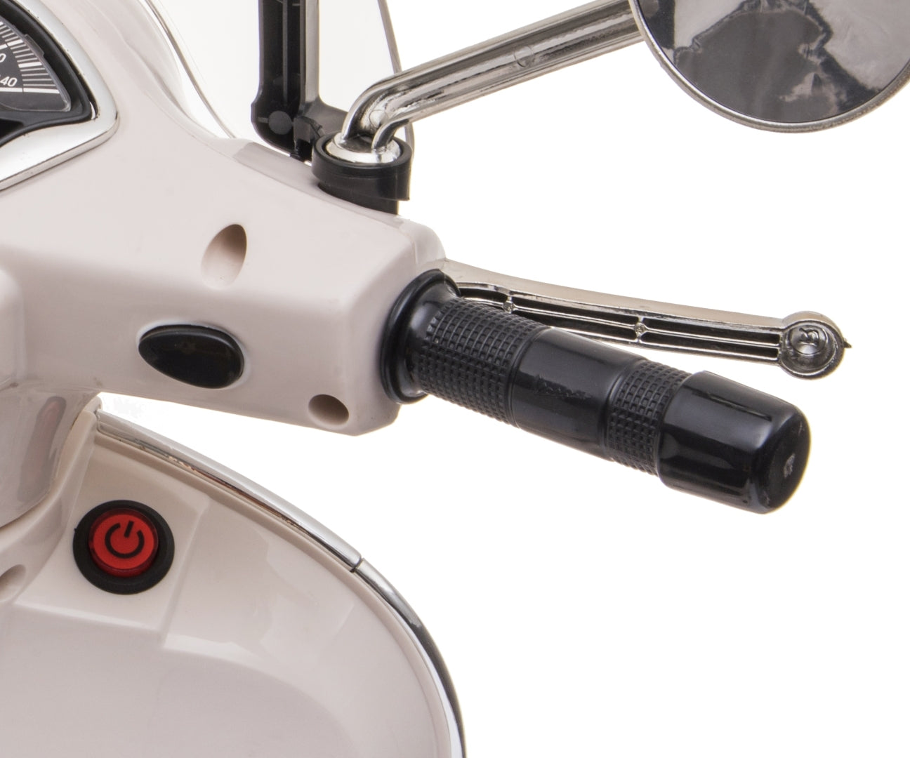 Vespa Gts Super Branco Veículo A Pilhas Milly Mally