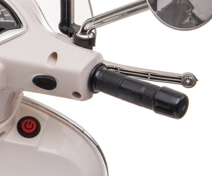 Vespa Gts Super Branco Veículo A Pilhas Milly Mally