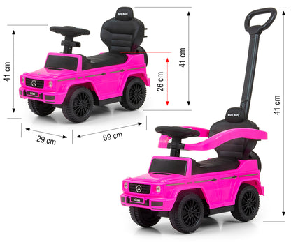 Ride-on Mercedes G350D Cor-De-Rosa Milly Mally