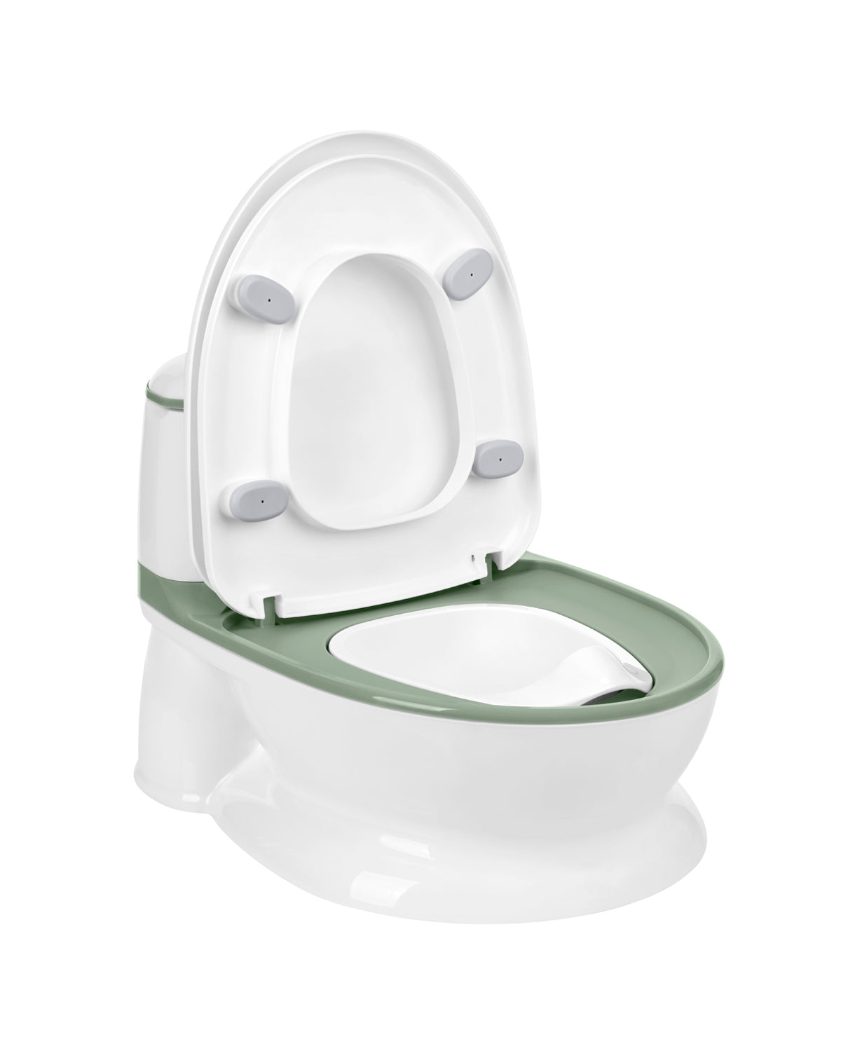 Bacio verde com descarga para bebés