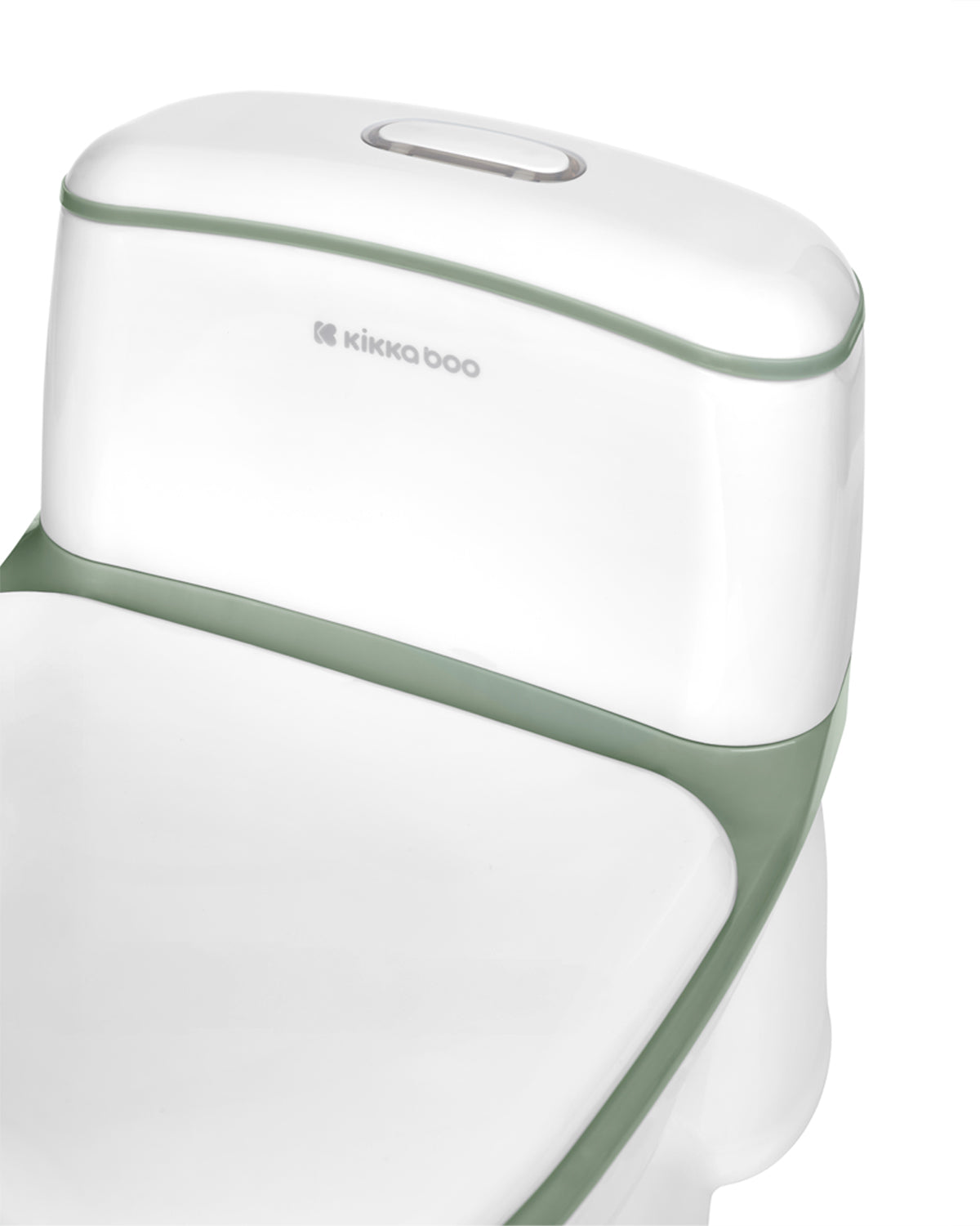 Bacio verde com descarga para bebés