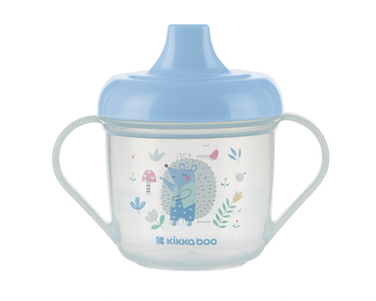 Copo PP com palha 150ml Forest Party Blue Kikkaboo