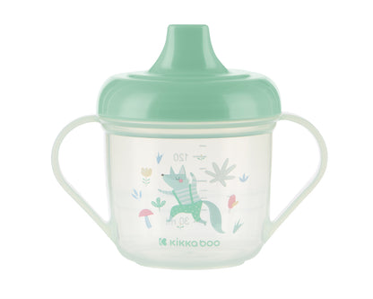 Copo PP com palha 150ml Forest Party Mint Kikkaboo