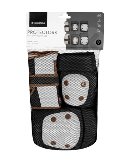 Protetores de joelho e cotovelo Black Kikkaboo