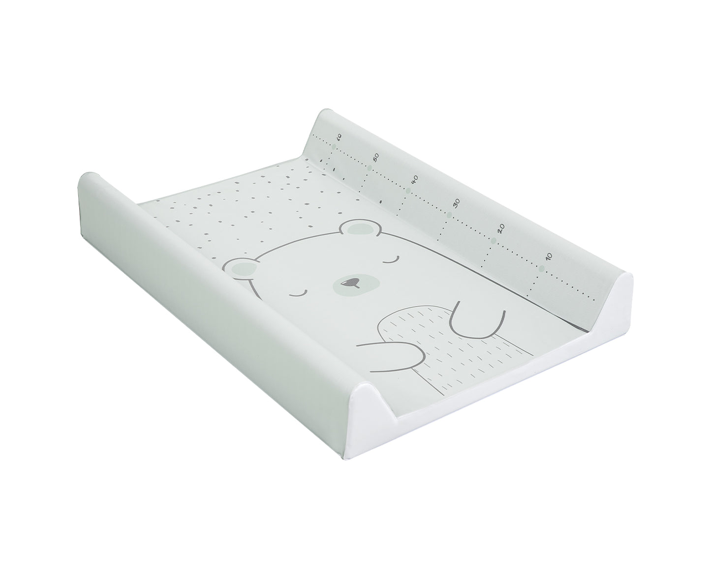 Muda fraldas em PVC rígido 80Ñ…50cm Bear with me Mint