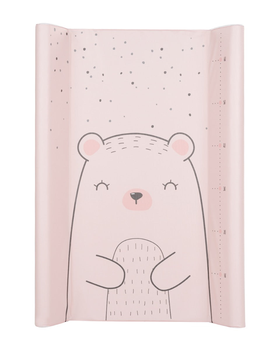 Muda fraldas em PVC rígido 80Ñ…50cm Bear with me Rosa