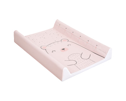 Muda fraldas em PVC macio 70x50cm Bear with me Rosa
