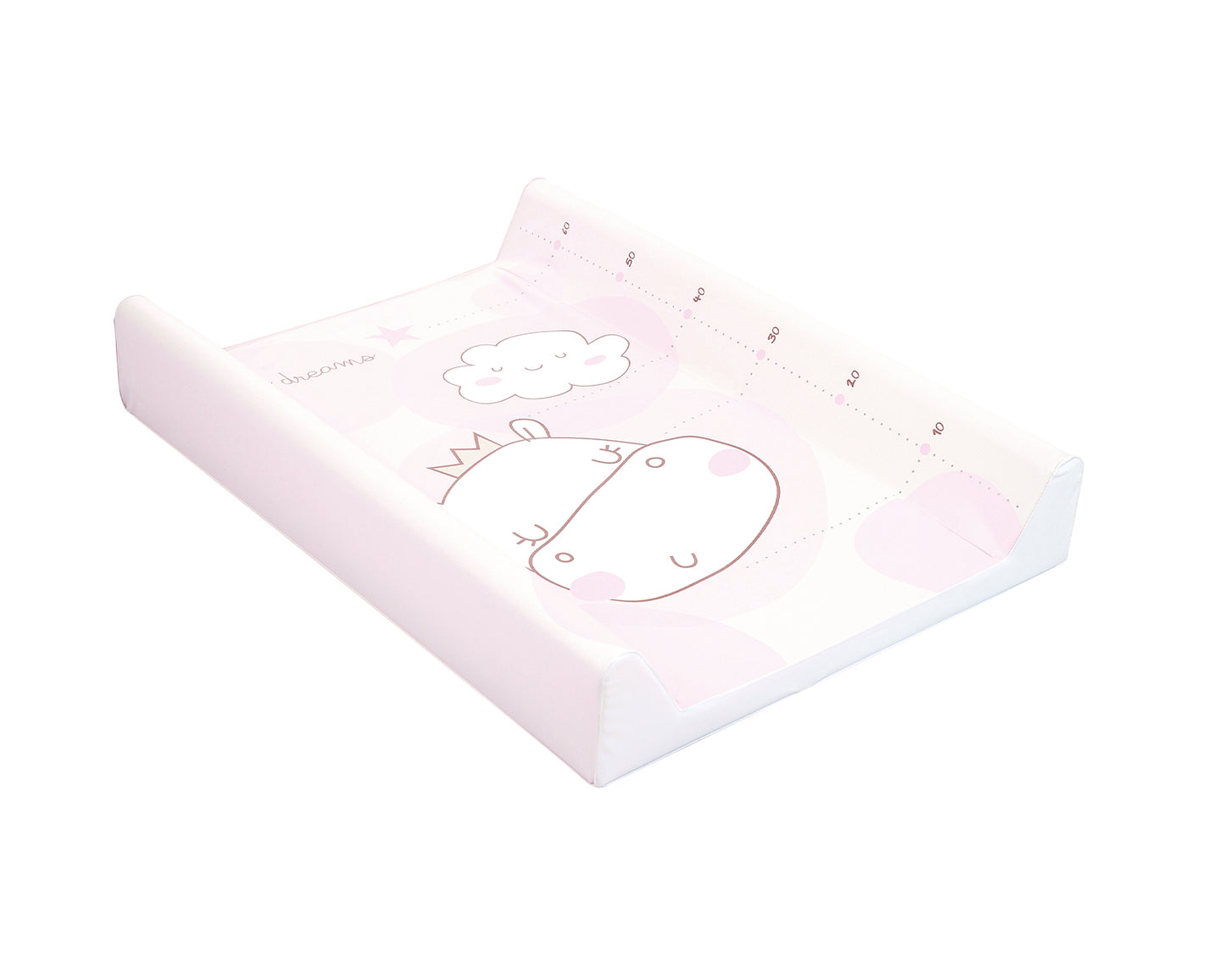 Muda fraldas em PVC rígido 80Ñ…50cm Hippo Dreams