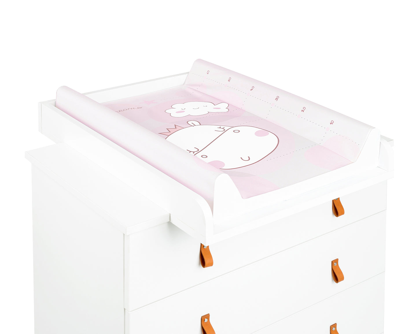 Muda fraldas em PVC rígido 80Ñ…50cm Hippo Dreams