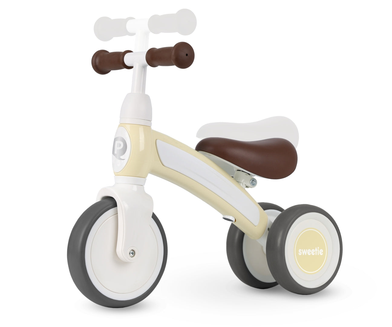 A minha primeira Bicicleta Sweetie Creme Qplay