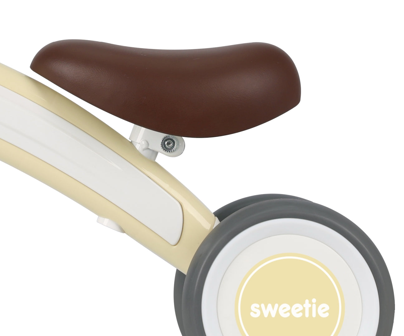 A minha primeira Bicicleta Sweetie Creme Qplay