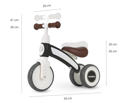 A minha primeira Bicicleta Sweetie Dark Grey Qplay