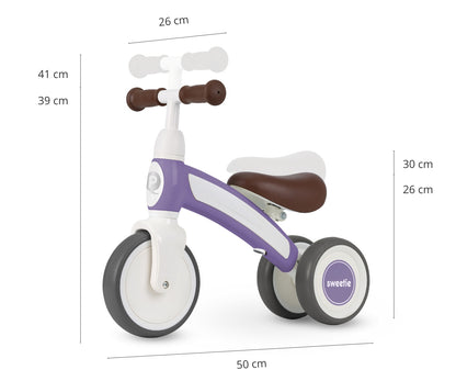 A minha primeira Bicicleta Sweetie Purple Qplay