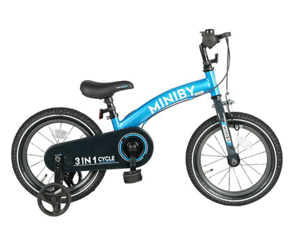 Bicicleta De Corta-Mato Miniby 14 Polegadas Azul Qplay