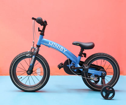 Bicicleta De Corta-Mato Miniby 14 Polegadas Azul Qplay