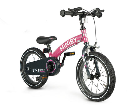 Bicicleta De Cross Miniby 14 Polegadas Rosa Qplay