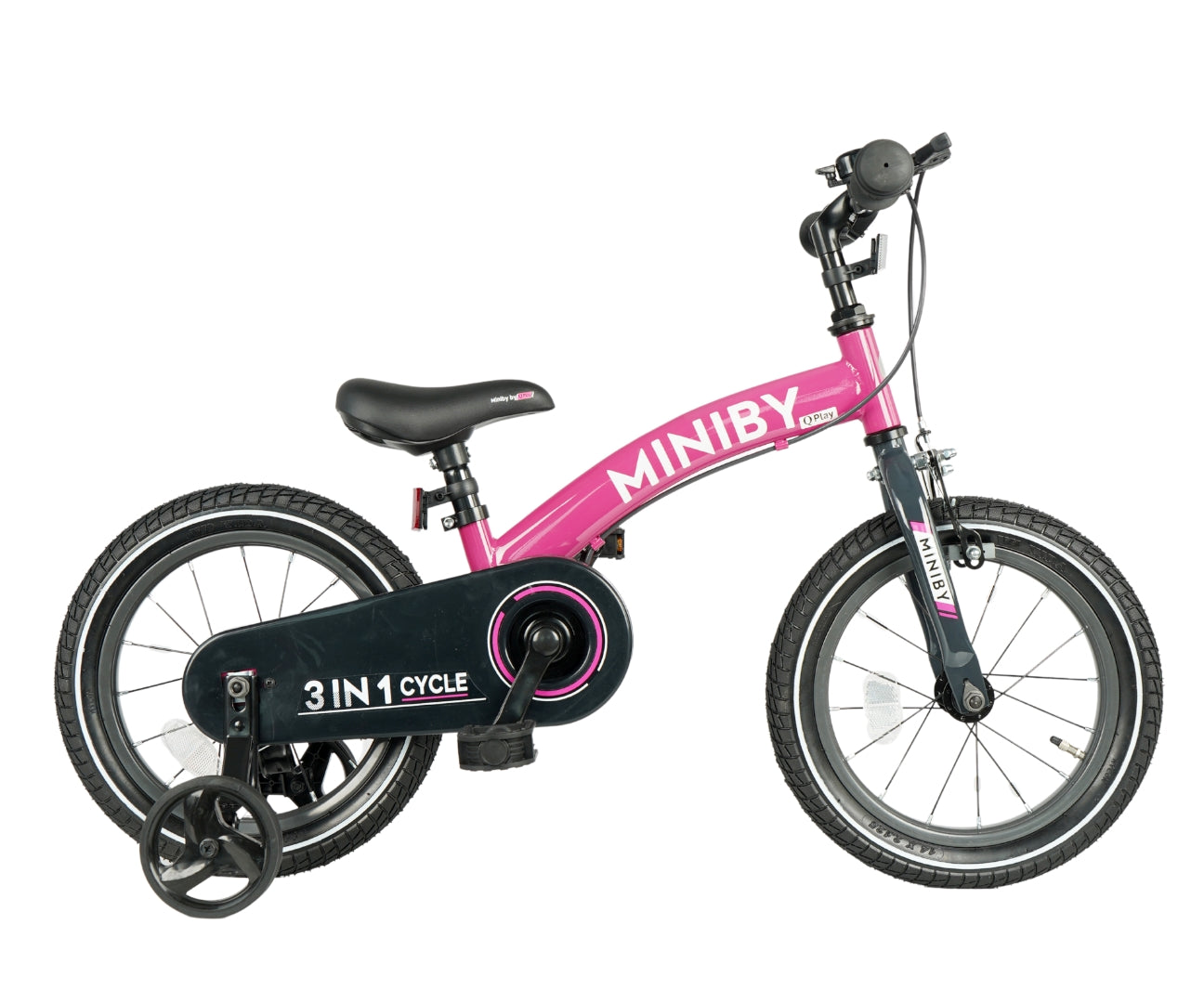 Bicicleta De Cross Miniby 14 Polegadas Rosa Qplay