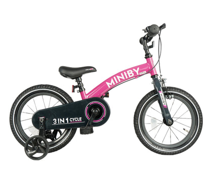 Bicicleta De Cross Miniby 14 Polegadas Rosa Qplay