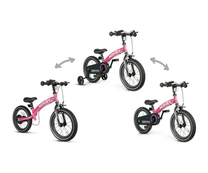 Bicicleta De Cross Miniby 14 Polegadas Rosa Qplay