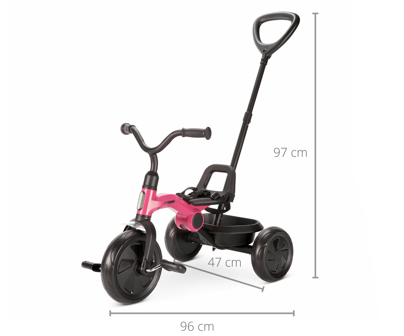 Triciclo Ant Plus Rosa Qplay