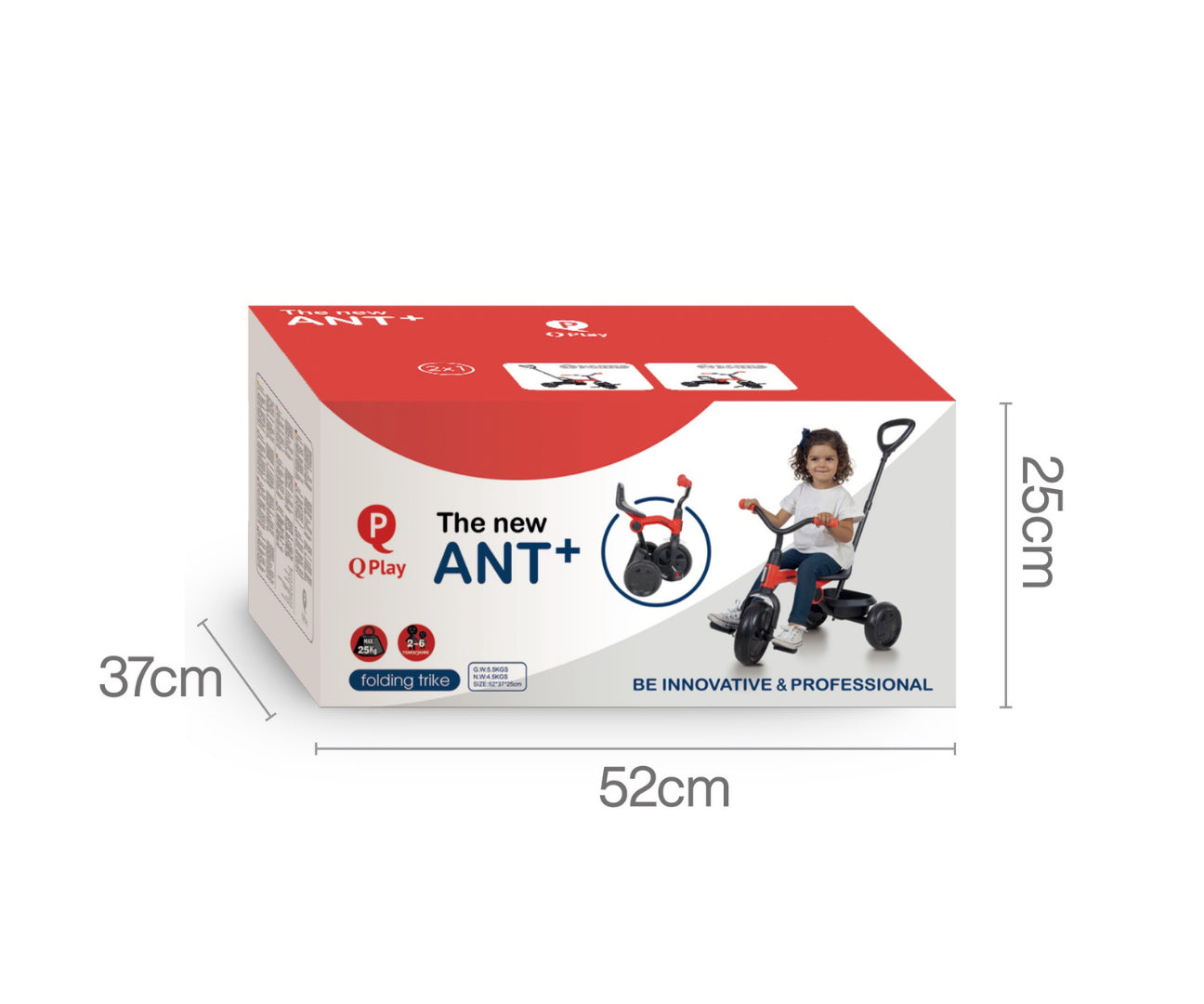 Triciclo Ant Plus Azul Céu Qplay