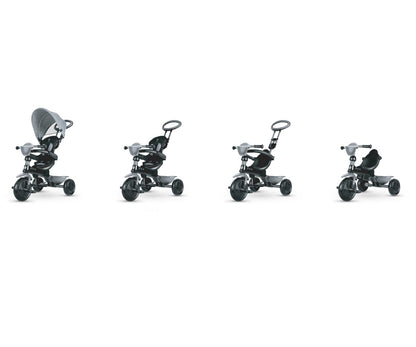 Triciclo Cosy Cinzento Qplay