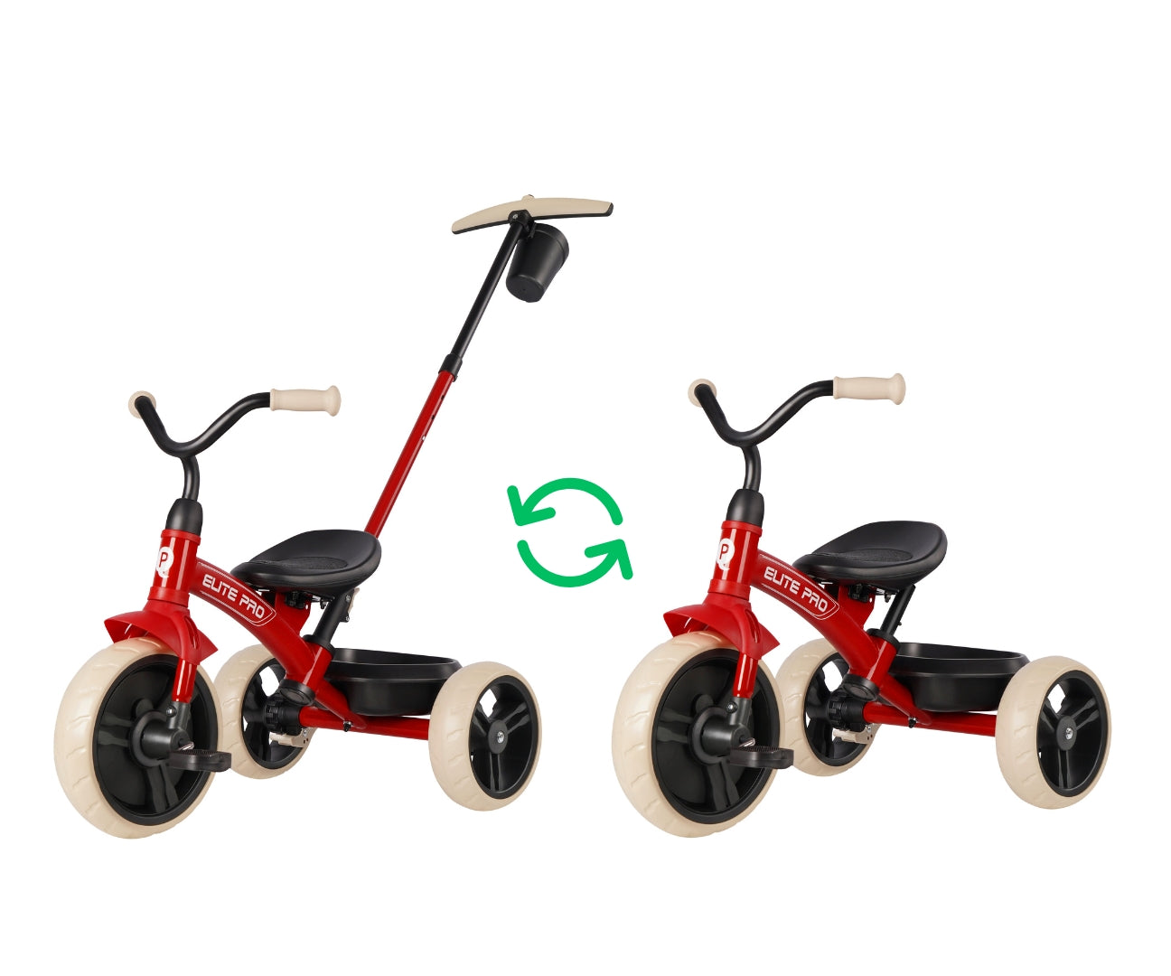 Triciclo Elite Pro Vermelho Qplay