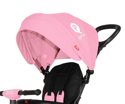 Triciclo Rito Rosa Qplay