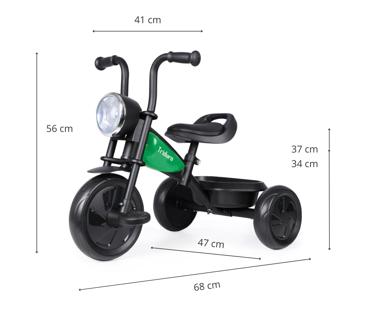 Triciclo Triduro Verde Qplay