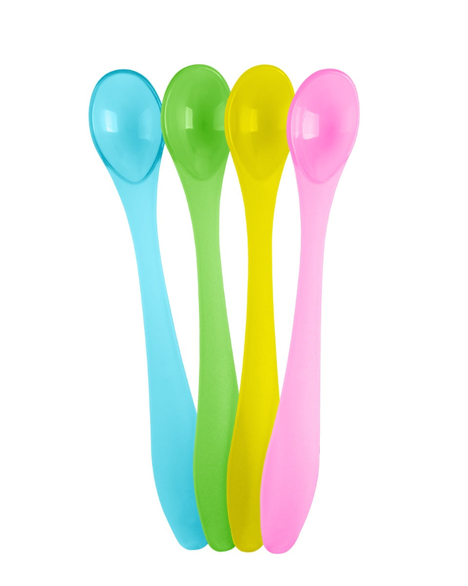Conjunto de colheres Rainbow PP de 4 peças Kikkaboo