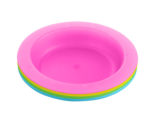 Conjunto de pratos Rainbow PP de 4 peças Kikkaboo