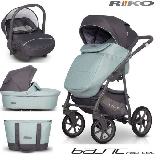 RIKO - Carrinho multifuncional BASIC Pastel + CARLO Basil