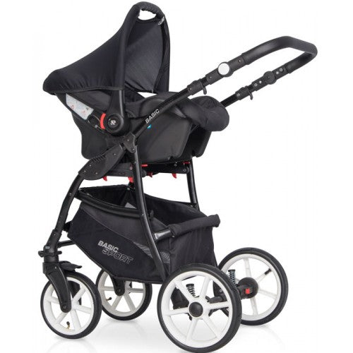 RIKO - Carrinho multifuncional BASIC SPORT + CARLO Sport Red